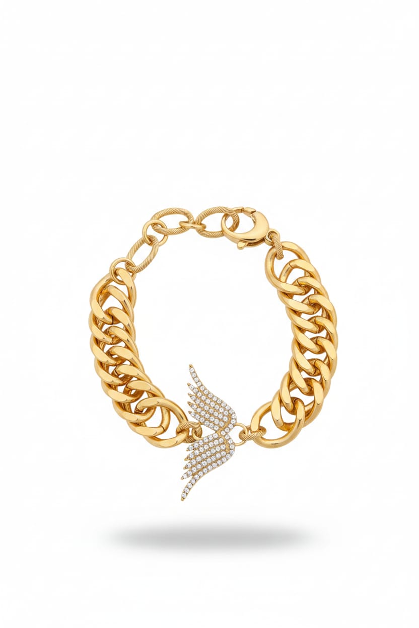 Bracelet + Guardian Wings "Soren" + Zircon