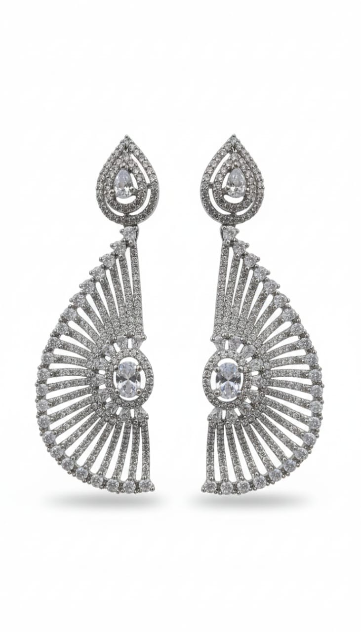 Half Oval + Crystal + Zircon