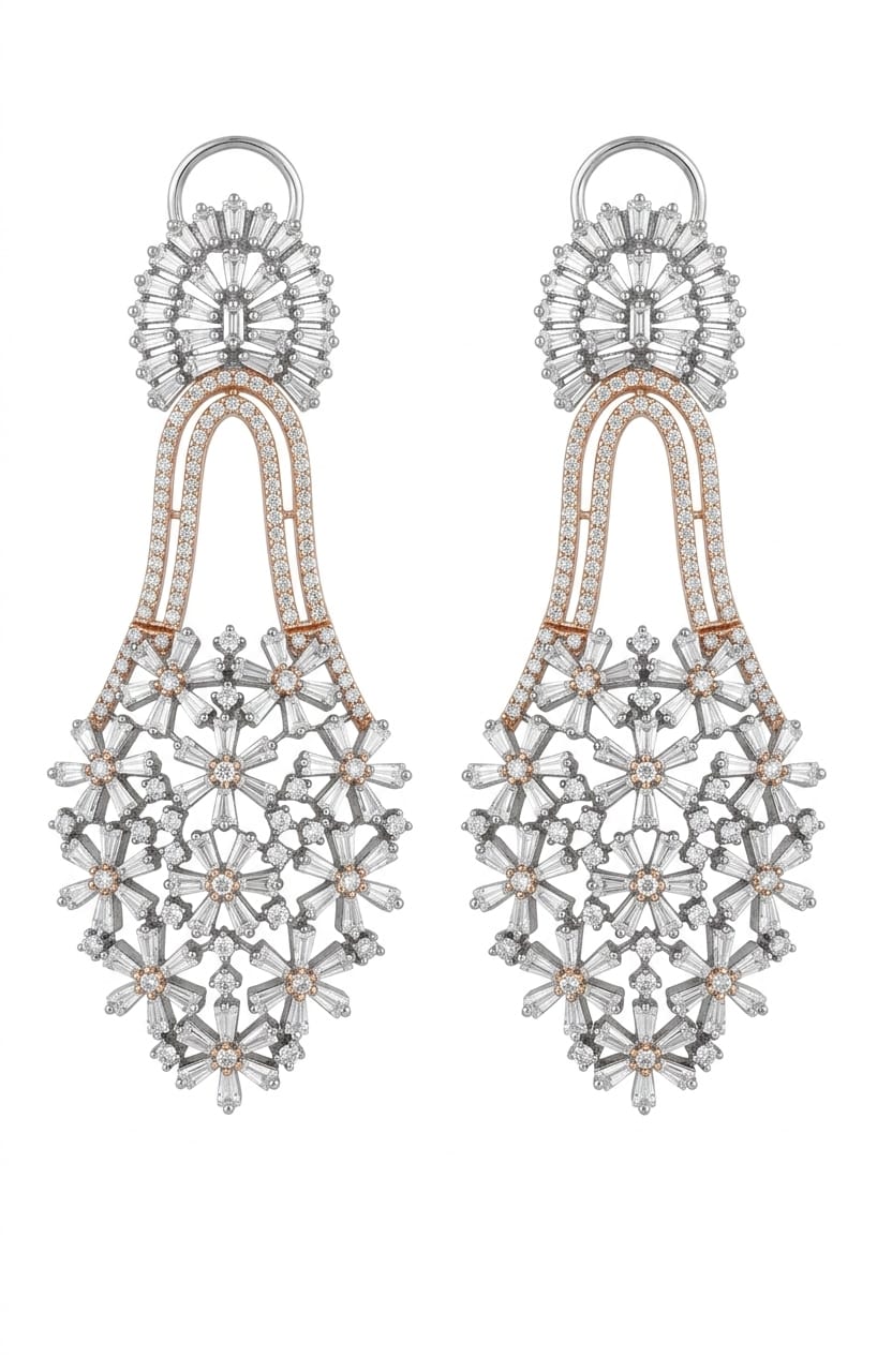 Starbust Baguette + Floral Crystals