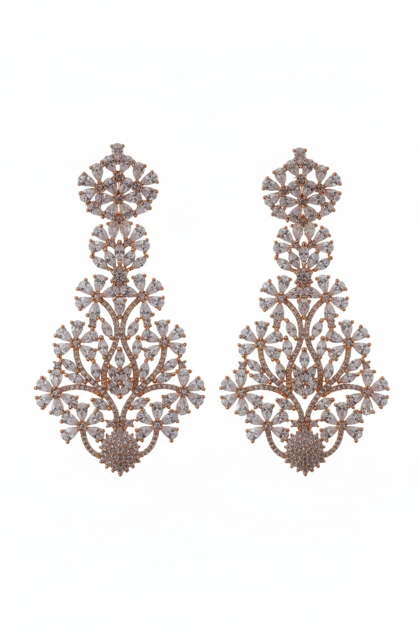 White Crystals Leaves