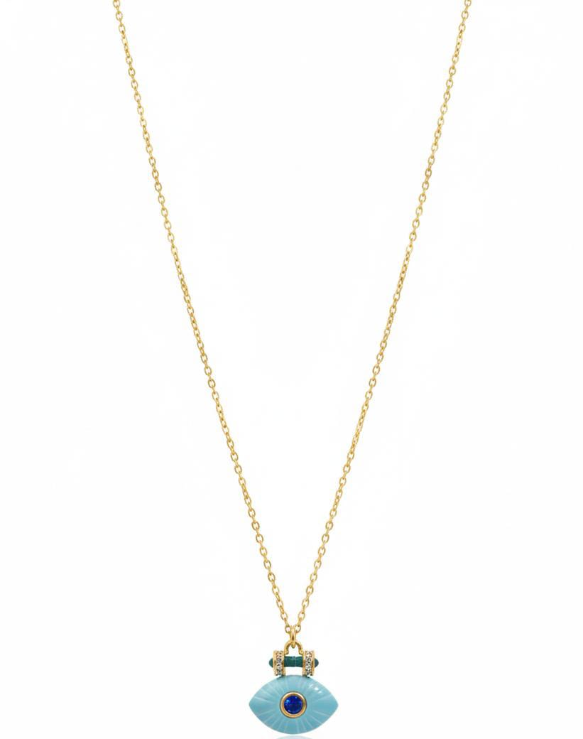 Blue Eye + Malachit + Zircon