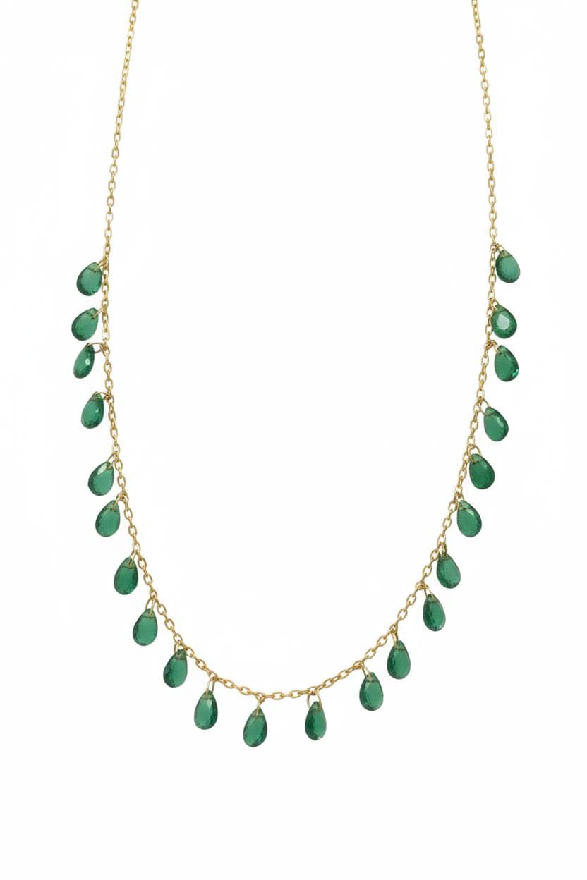 Chocker + Green Crystals