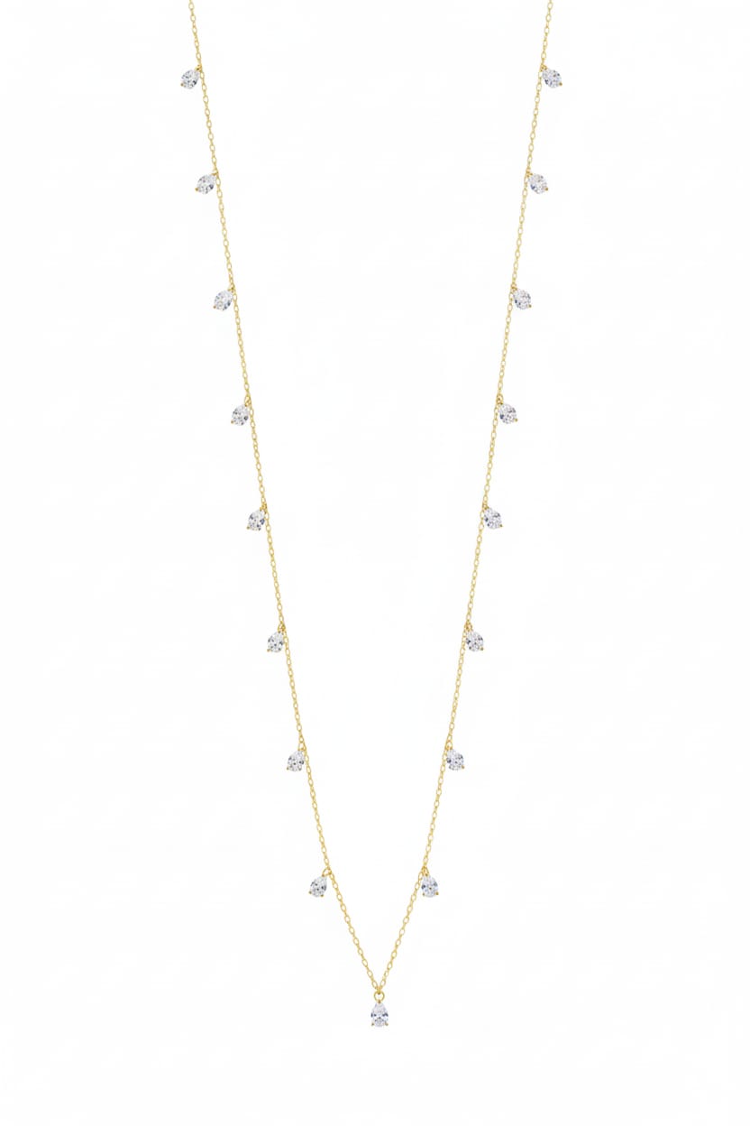 Sautoire + White Crystals