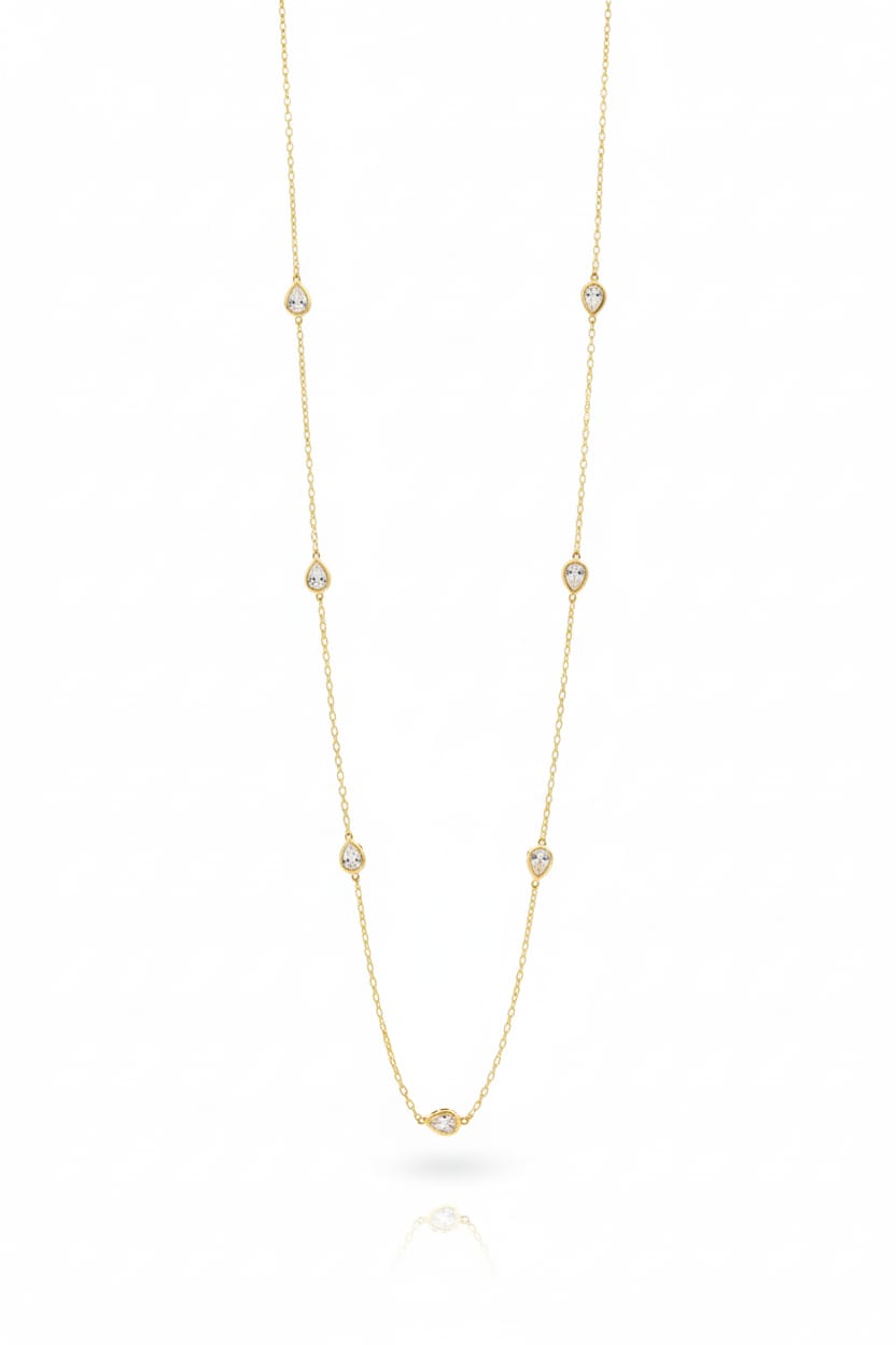 Sautoire + White Tear Crystals