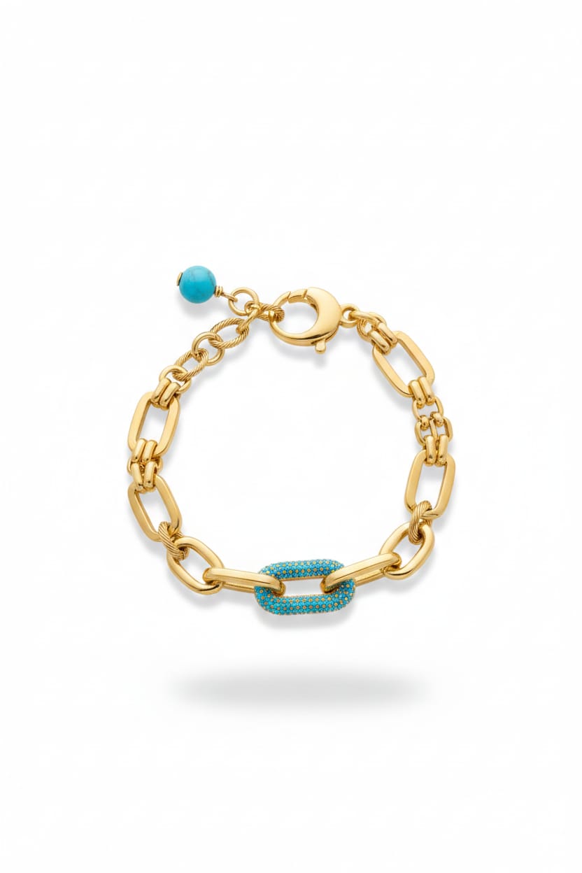 Azoria Bracelet + Turquoise Zircon