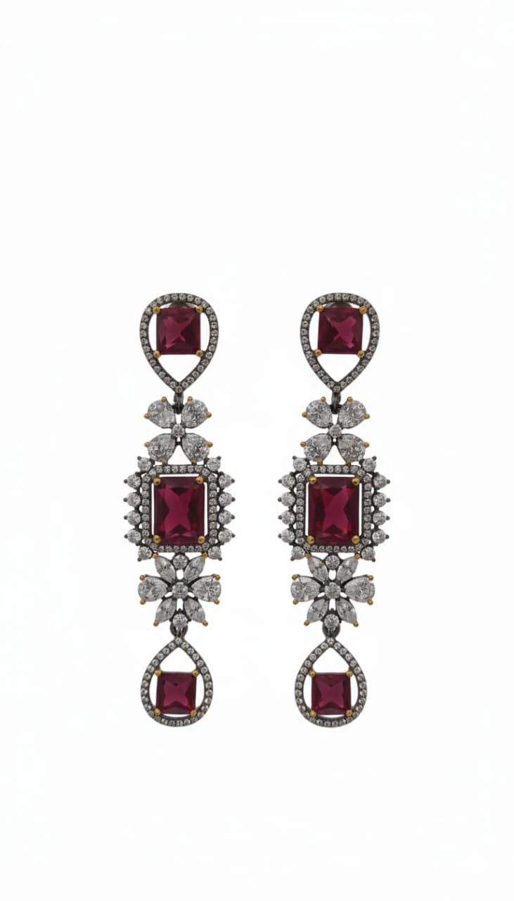 Three Red Stones + Crystal