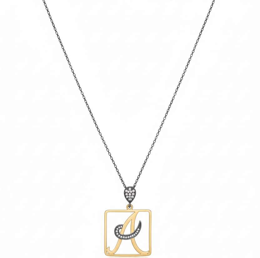 Letter "E" + Zircon