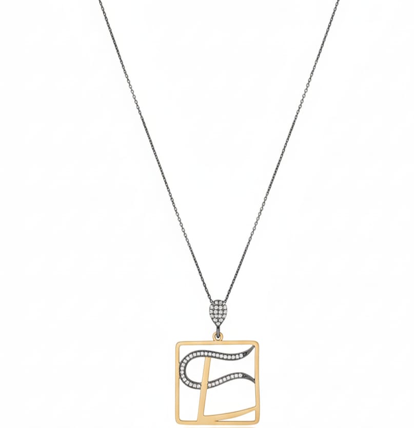 Letter "A" + Zircon