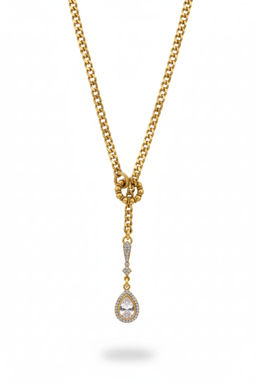 Big Crystal "A Drop Of Chic" + Rondelle + Zircon