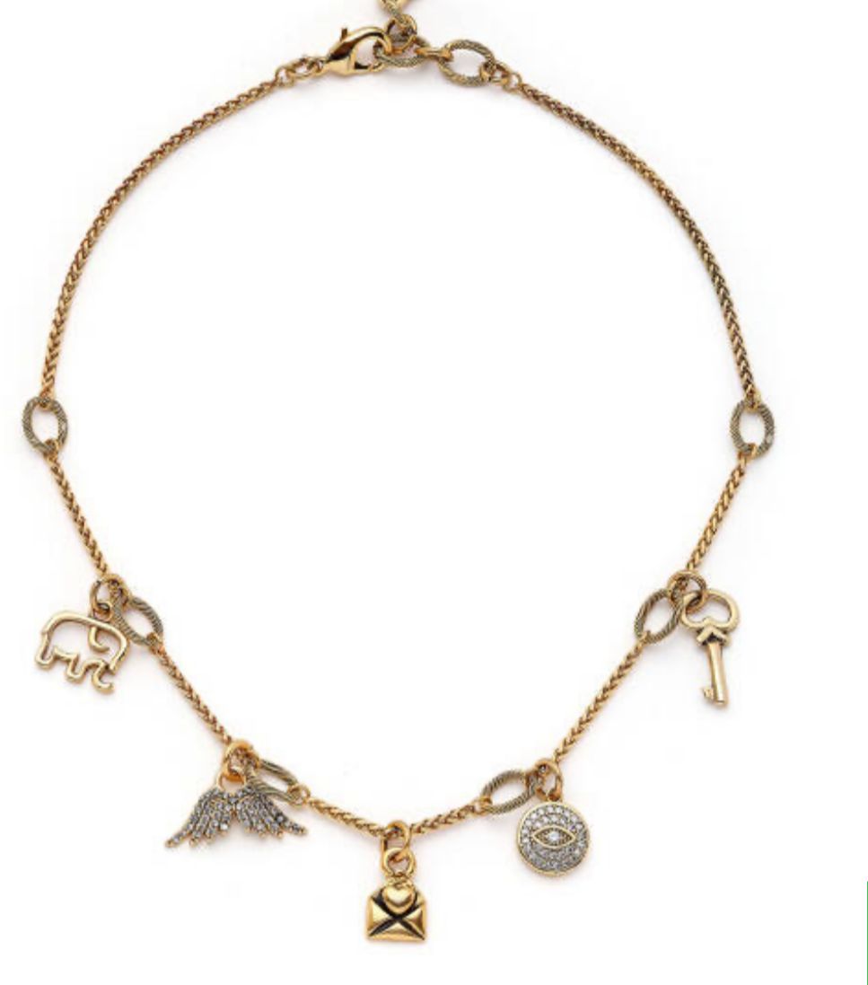 Collier Fantaisie avec Charms Symboliques