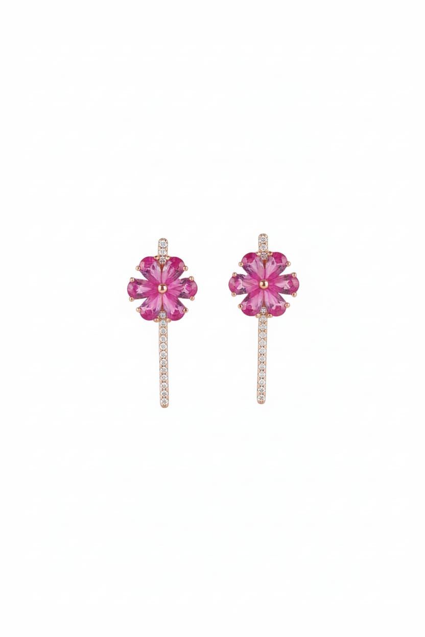 Red Flower + Zircon