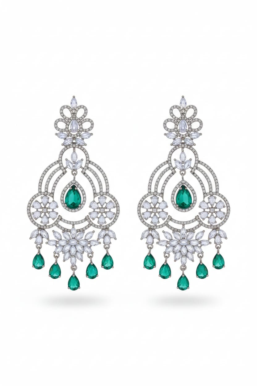 Green Crystals + White
