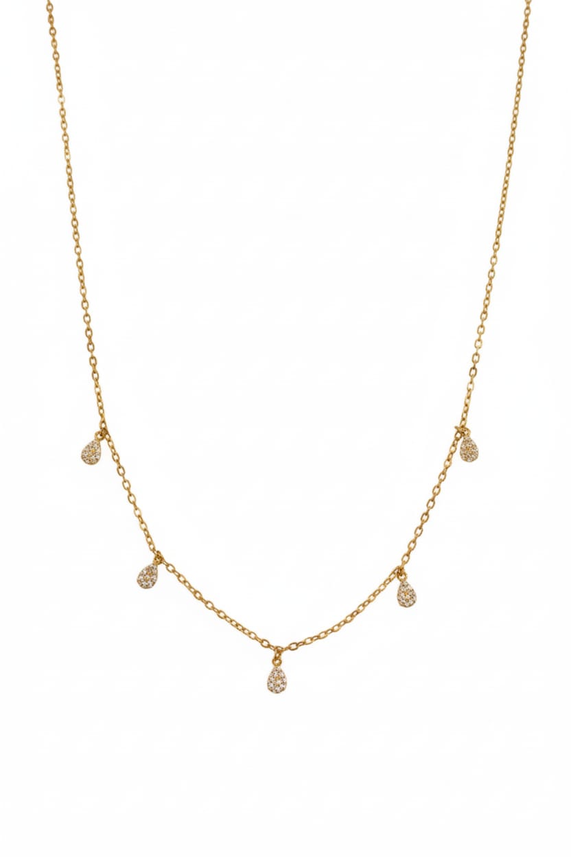 Tears Drop Chocker + Zircon