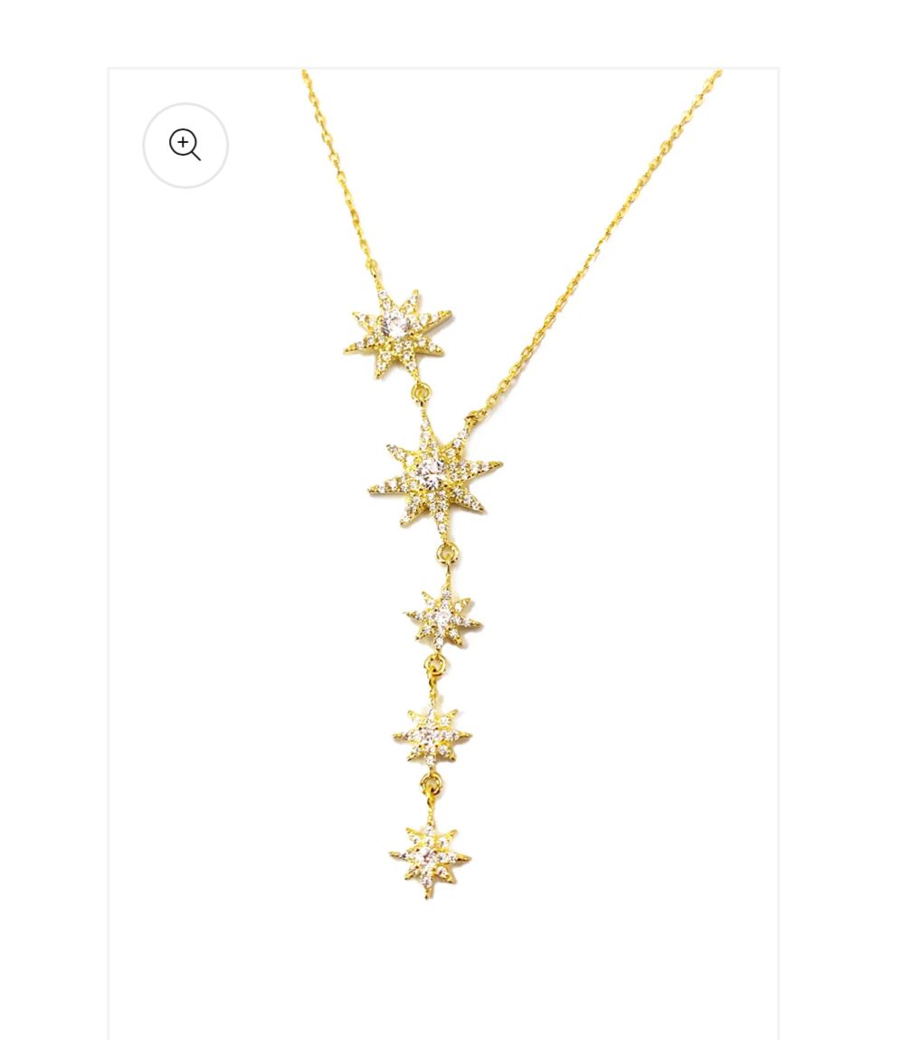 Collier Étoilé avec Paillettes Éblouissantes