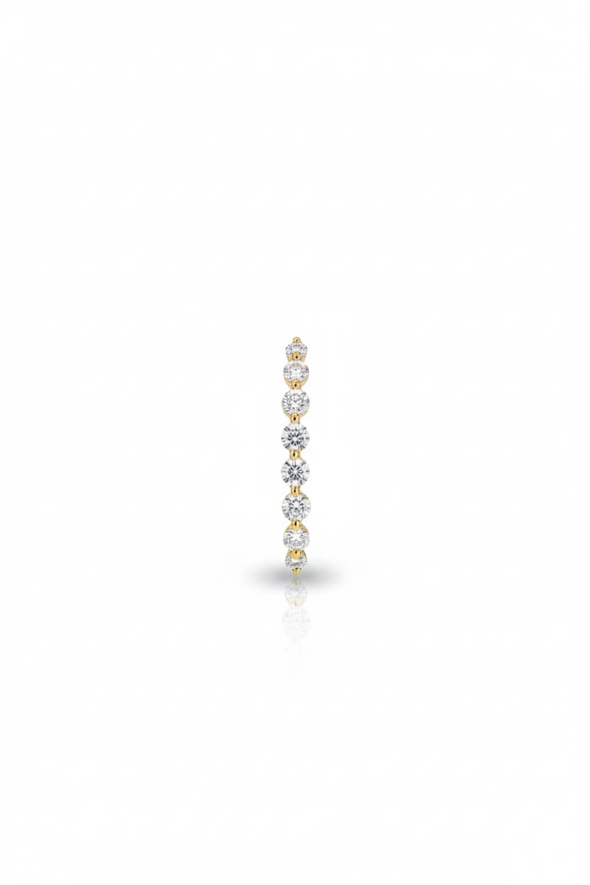 "C" Shape + Zircon / Small / Piece