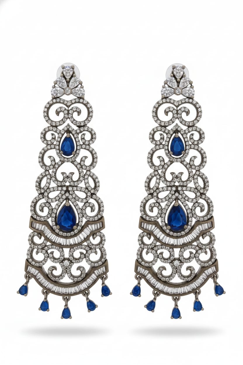 Blue Stones + Baguette