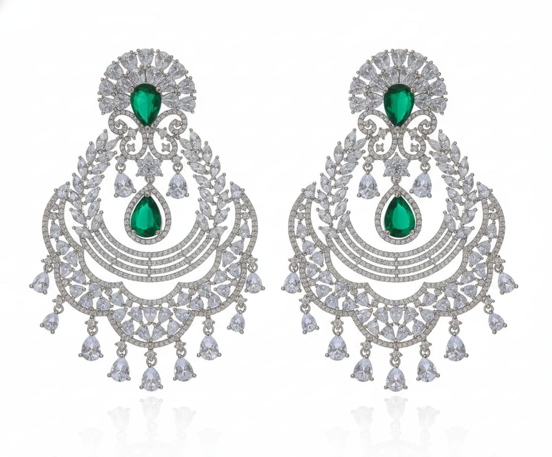 Big Gitane + Green Emerald Stones + Crystals
