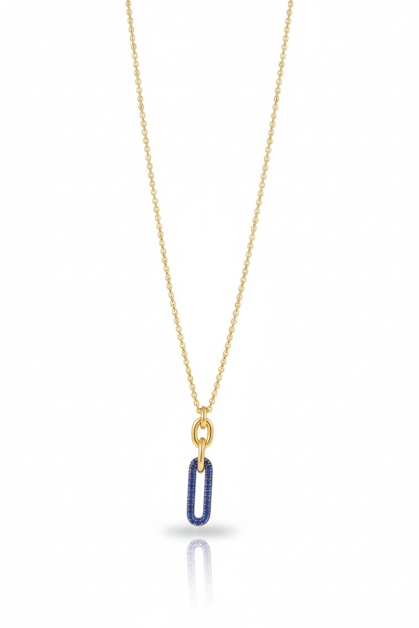 Blue Echo Charm Chain