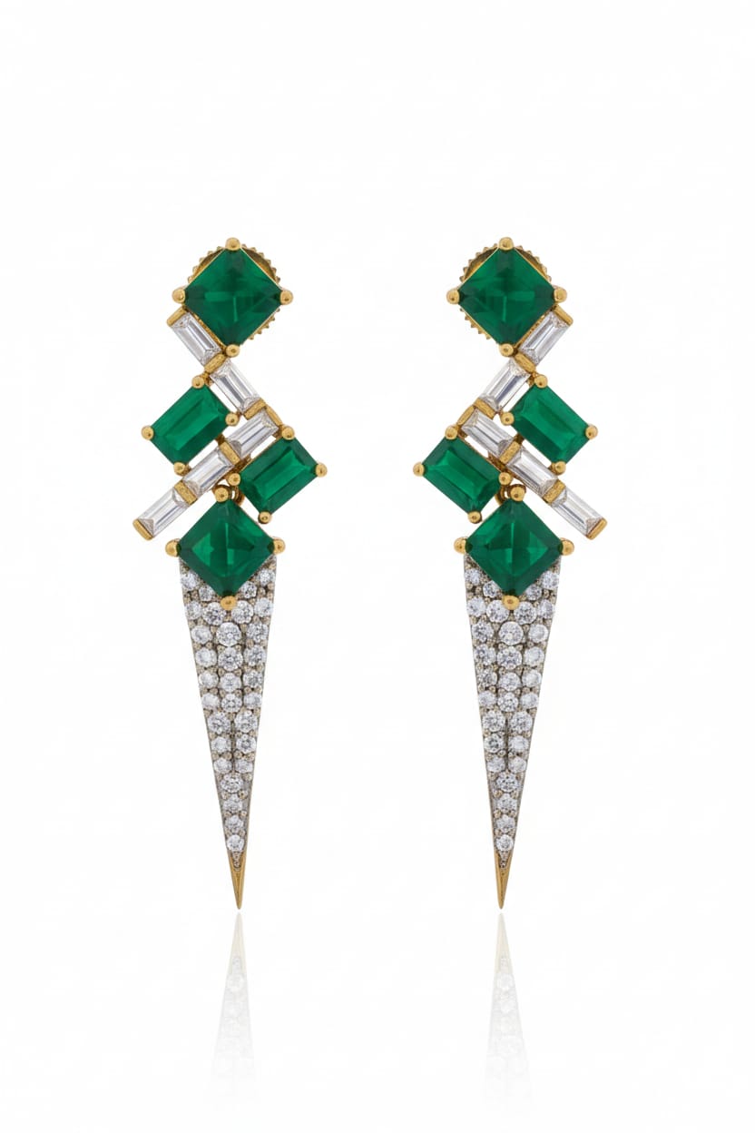 Green Stone + Baguette